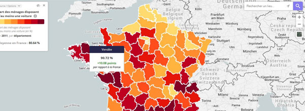 taux d'équipement véhicule en France
